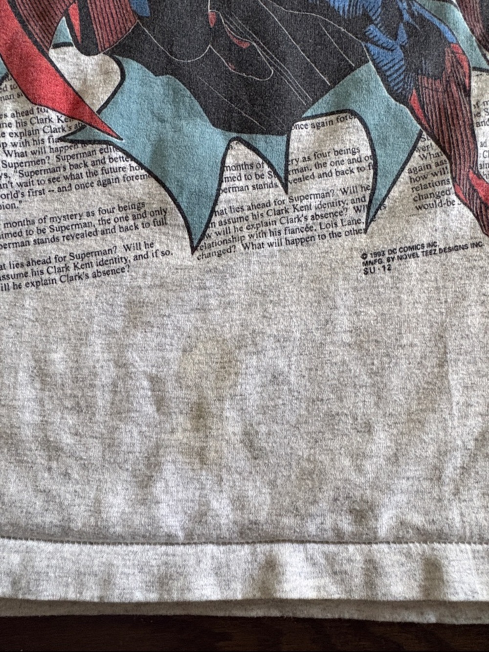 Vintage DC Comics Superman Tee, 1993 - Picture 6 of 6
